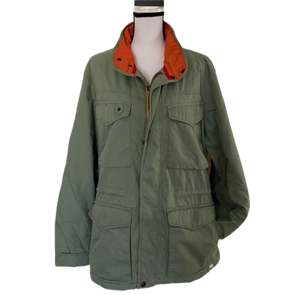 Nautica Jeans Co. Seaspray Army Cargo Jacket Men’s Size Large